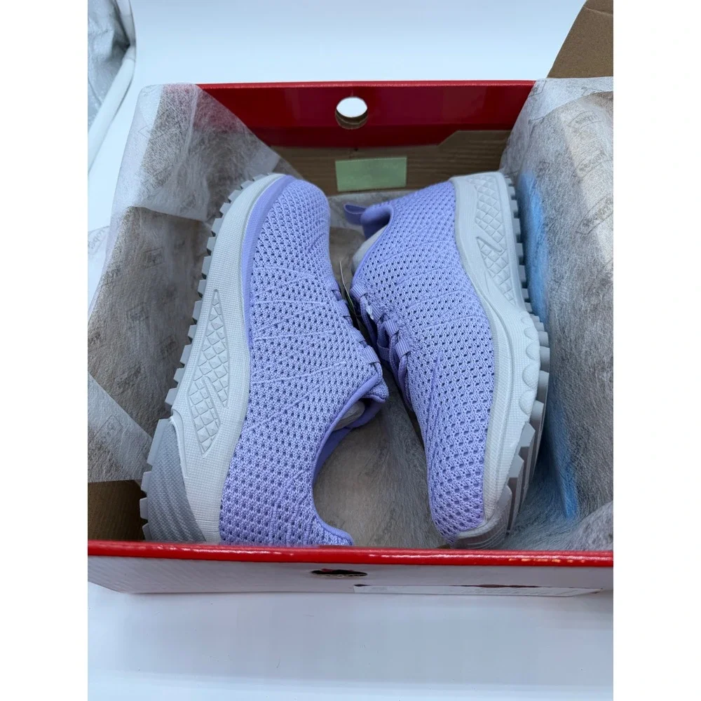 Propet Tour Knit Lavender Purple Mesh‎ Walking Sneakers WAA112M Womens 5 Wide